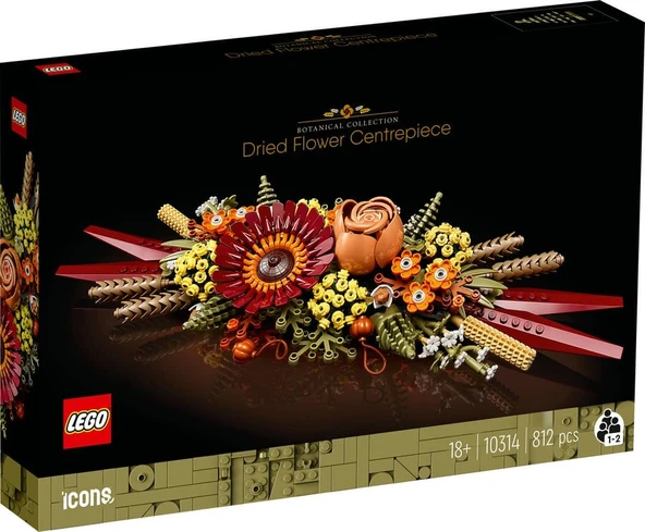 LEGO-10314 Icons Kuru Çiçek Aranjmanı