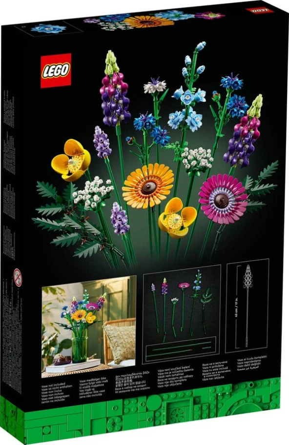 LEGO-10313 Botanicals Kır Çiçekleri Buketi - Resim 2