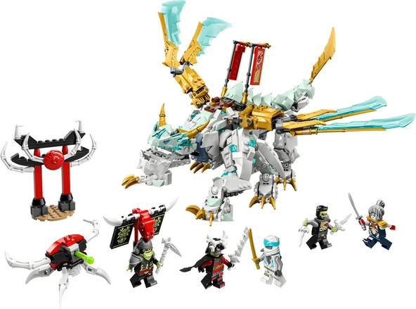 LEGO-71786 NINJAGO Zane’in Buz Ejderhası Yaratığı - 3