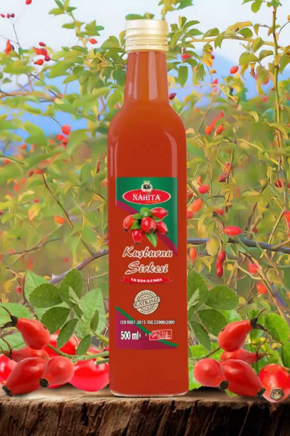 Kuşburnu Sirkesi  100 doğal Katkısız 500 ml