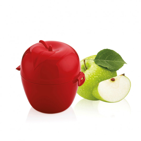 Porsima L-00393 5 li Kilit Kapaklı Domates Soğan Limon Sarımsak Elma Sebze Saklama Kabı Seti - 6
