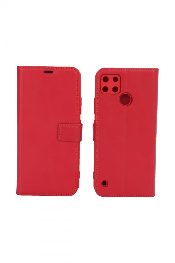 Oppo Realme C25Y Cüzdanlı Ve Kapaklı Kılıf - Resim 7