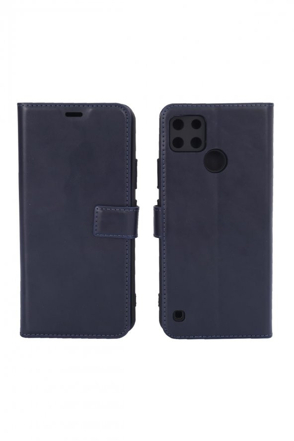 Oppo Realme C25Y Cüzdanlı Ve Kapaklı Kılıf - Resim 10