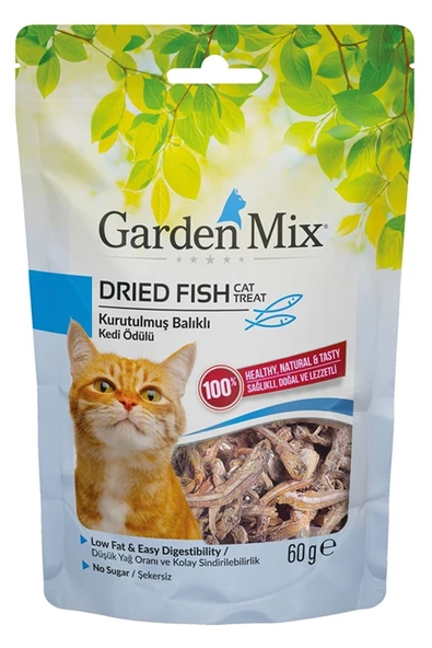 Mıx Kurutulmuş Balıklı Kedi Ödülü 60 gr