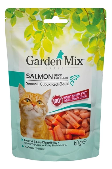 Garden Mıx Somonlu Stıck Kedi Ödülü 60 Gr