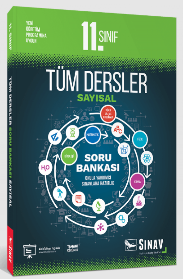 Sınav Yayınları 11. Sınıf Tüm Dersler Sayısal Çözümlü Soru Bankası