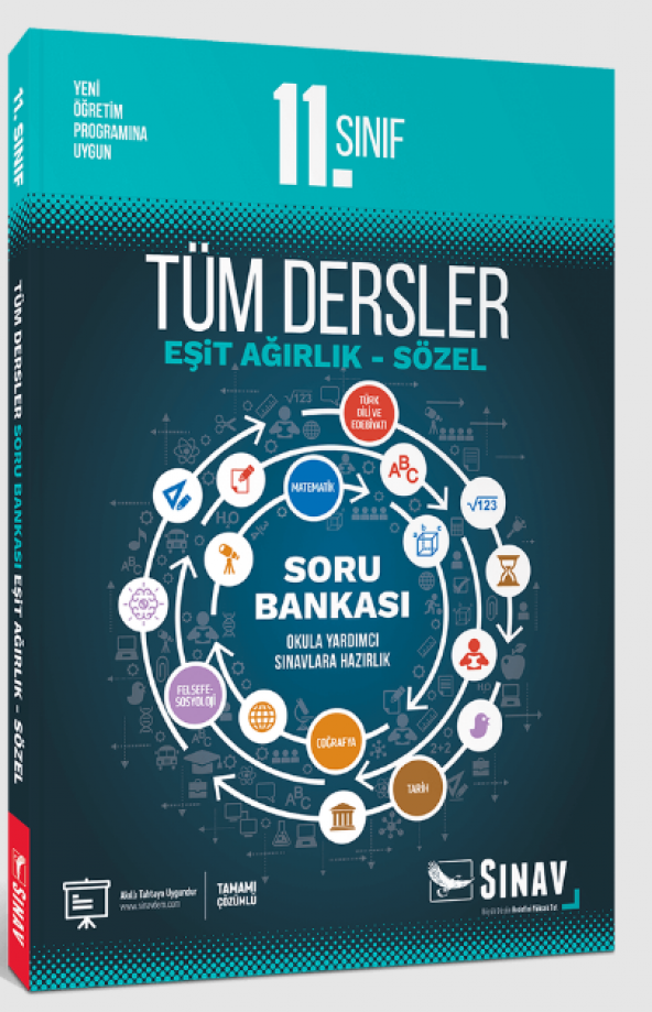 Sınav Yayınları 11. Sınıf Tüm Dersler Eşit Ağırlık Sözel Soru Bankası