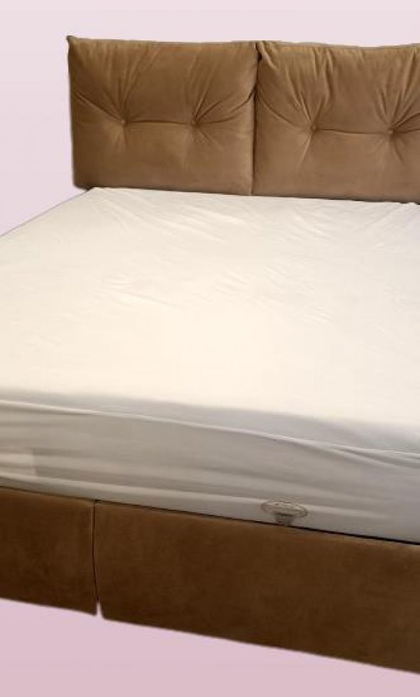 ALEZ Fitted 90172 Yatak koruma Sıvı Geçirmez 150x200 Model Terletmez El Yapı - 3