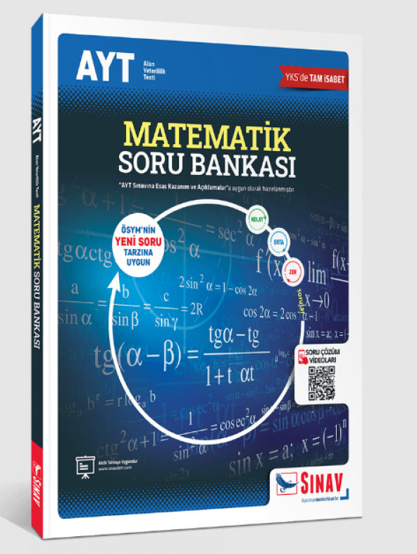 Sınav Yayınları 2023 AYT Matematik Soru Bankası