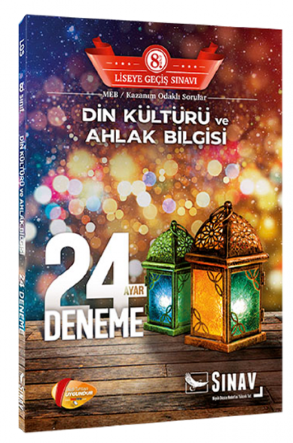 Sınav Yayınları 8. Sınıf LGS Din Kültürü ve Ahlak Bilgisi 24 Deneme