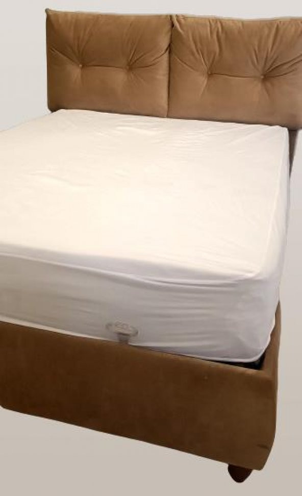 ALEZ Fitted 90173 Yatak koruyucu Sıvı Geçmez 160*200 Model Terletmez El Yapı - 10