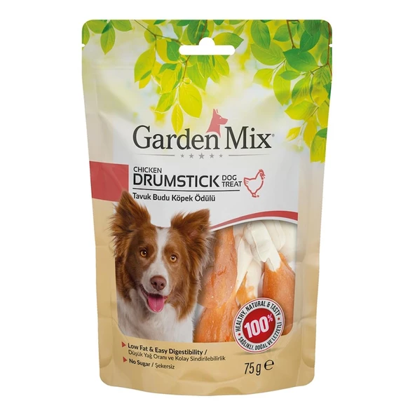 GARDEN MİX TAVUK BUDU KÖPEK ÖDÜLÜ 75 GR