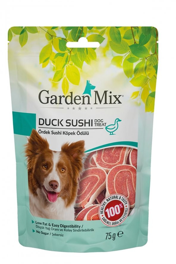 Garden Mıx Ördekli Sushi Köpek Ödülü 75 Gam