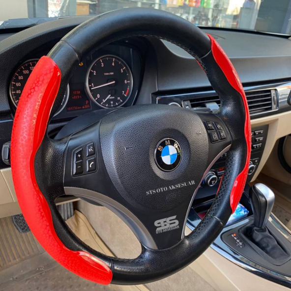 Üniversal Direksiyon Kolları Kırmızı Renk Tüm Araçlara Uyumlu - 4
