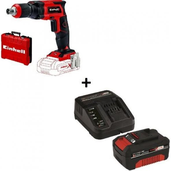 Einhell Te-Dy 18 Li Akülü Alçıpan Vidalama + 4.0 Ah Starter KIT