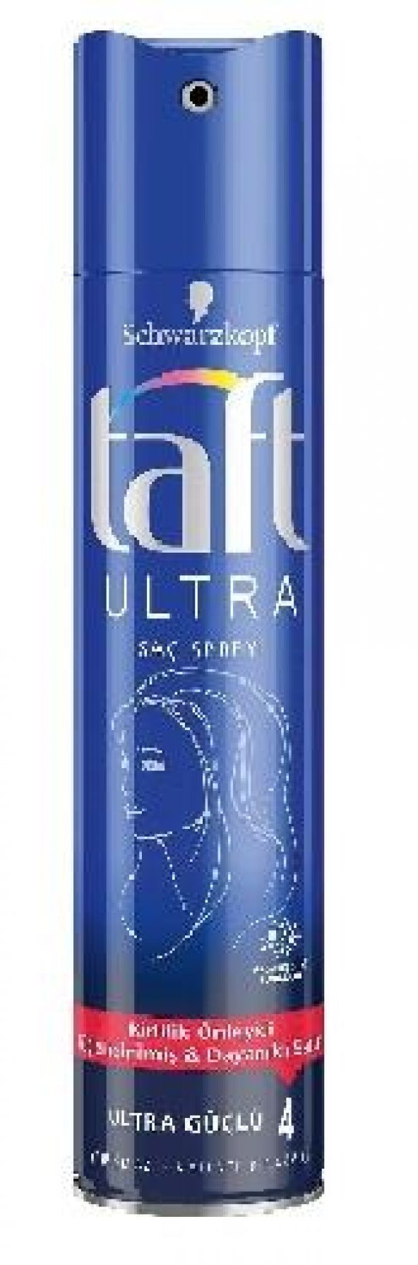 Taft Ultra Güçlü 4 Saç Spreyi 250 ml