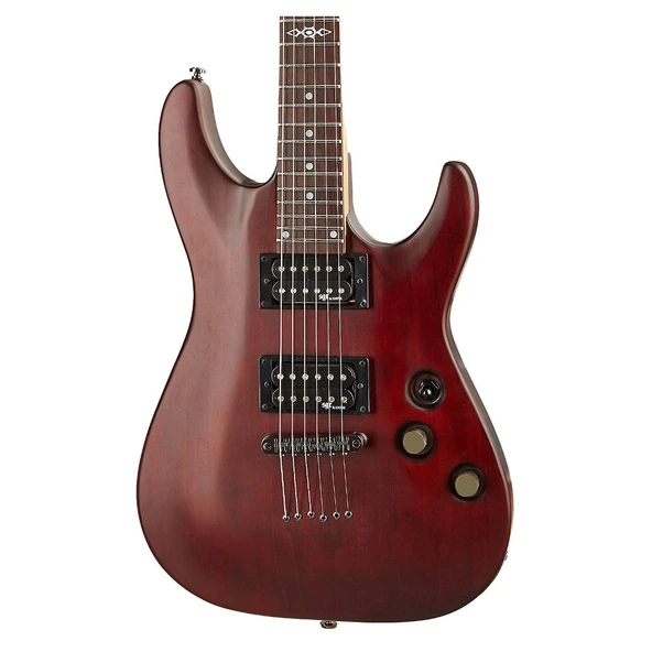 Schecter SGR C-1 Elektro Gitar (Walnut Satin) - Resim 8