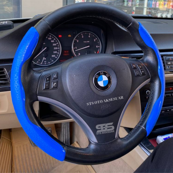 Üniversal Direksiyon Kolları Mavi Renk Tüm Araçlara Uyumlu - 2
