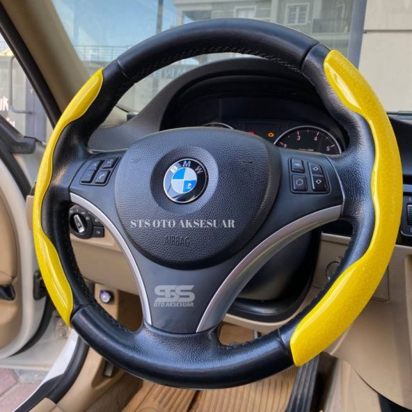 Üniversal Direksiyon Kolları Sarı Renk Tüm Araçlara Uyumlu - 2