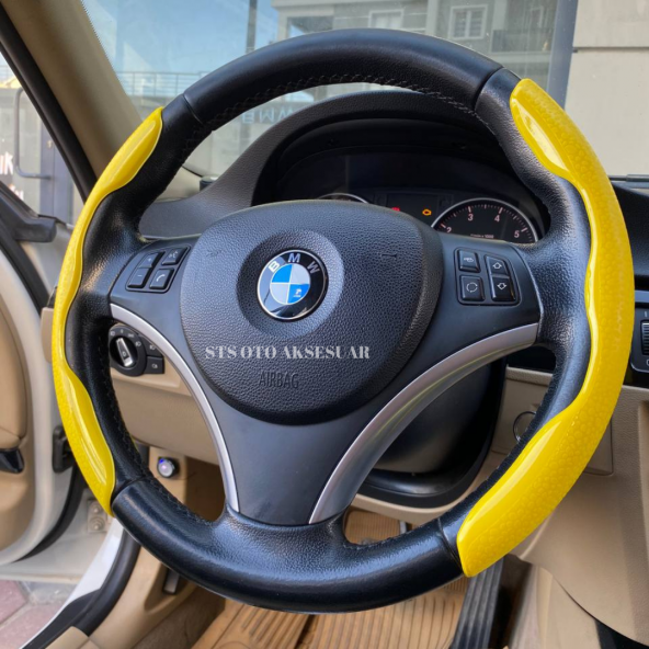 Üniversal Direksiyon Kolları Sarı Renk Tüm Araçlara Uyumlu - 4