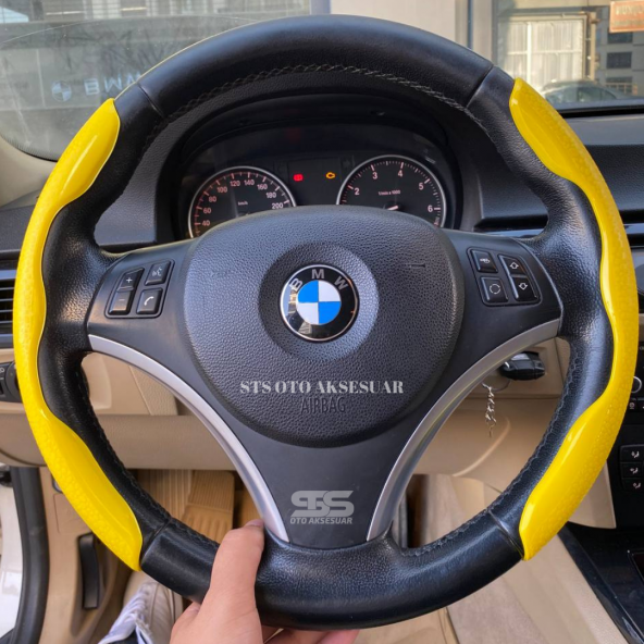Üniversal Direksiyon Kolları Sarı Renk Tüm Araçlara Uyumlu - 5