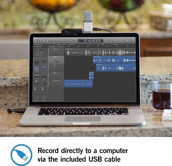 Samson Sagomıc Go Mic Taşınabilir Usb Kondenser Mikrofon, Beyaz - 3
