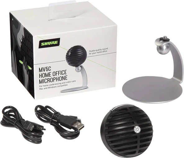 Shure MV5C Ev Ofis Mikrofonu, Konferans Mikrofonu - 2