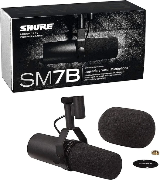 Shure Sm7b Vokal Dinamik Mikrofon - 2