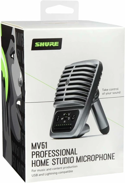Shure MV51 Dijital Geniş Diyaframlı Kondenser Mikrofon - 4