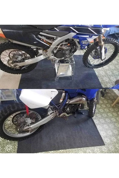 RevuBaby Araç Motor Tamir Paspası Yağ Emici Paspas Garaj Zemin Paspası Tamir Halısı 75x100 Cm - 2