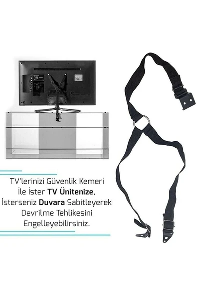 cmrkt Achill Aparatix 15-75" Lcd-Led Tv Askısı - Bebek Güvenlik Kemeri - Tv Güvenlik Kemeri