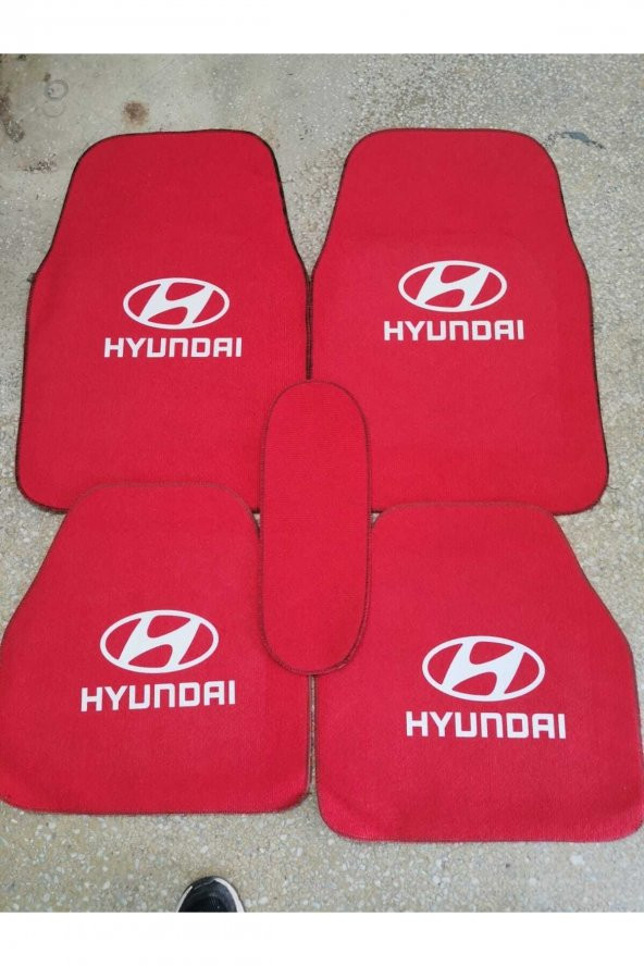 Hyundai Kırmızı Oto Halı Paspas