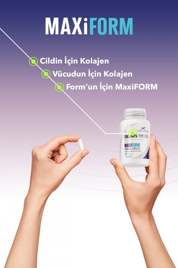 Kolajen 1-2-3 Maxiform 3 Al 2 Öde, 180 Tablet, Cilt, Vücut, Diyet Ve Form Şimdi Tek Şişede - 3