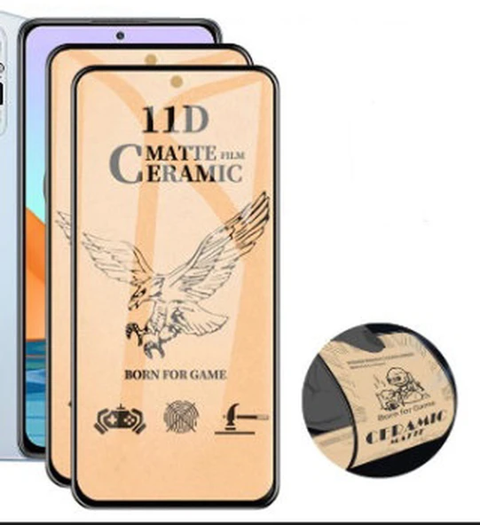 Xiaomi Redmi Note 10 / Note 10S Uyumlu Mat Seramik Esnek Ekran Koruyucu ürün görseli 1