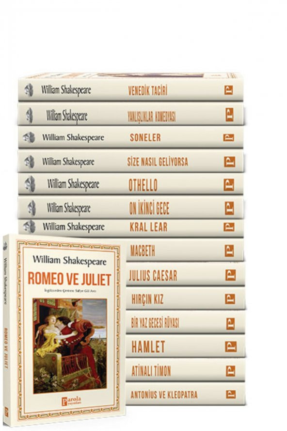 Shakespeare Eserleri Seti 15 Kitap