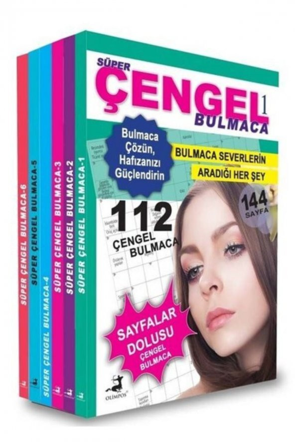 Süper Çengel Bulmaca Seti - 6 Kitap Takım