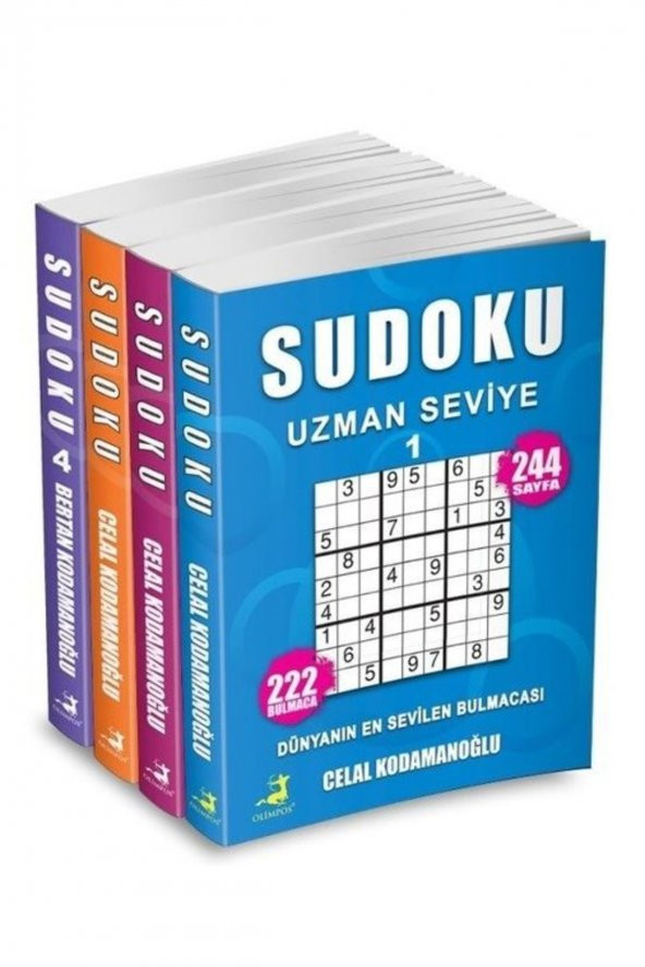 Sudoku Uzman Seviye Seti - 4 Kitap Takım