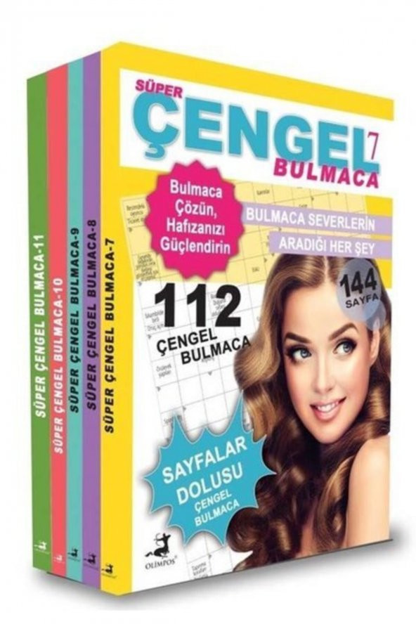 Süper Çengel Bulmaca Seti  5 Kitap Takım (7-8-9-10-11)
