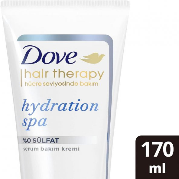 Dove Saç Terapisi Hydration Spa Sülfatsız Saç Bakım Kremi 170ML