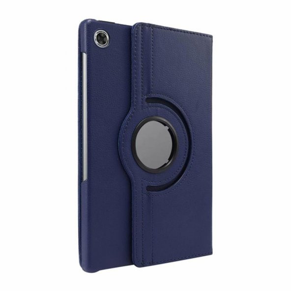 Smody Lenovo Tab M10 TB-328FU 10.1 360 Dönerli Standlı Kapaklı Kılıf + Temperli Cam - 5