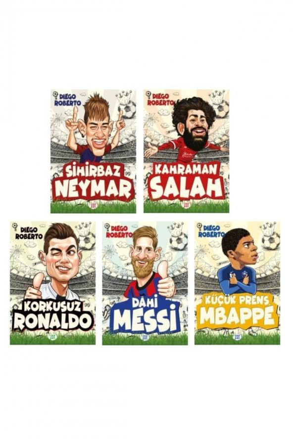 Efsane Futbolcular 5 Kitap Set - 1