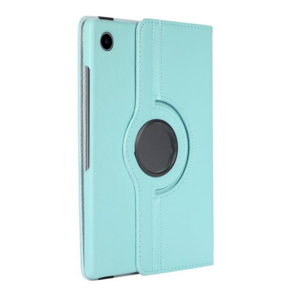 Smody Samsung Galaxy Tab A7 SM-T500 - T505 10.4 Kılıf 360 Dönerli Standlı Kapaklı + Temperli Cam Ekran Koruyucu - 11
