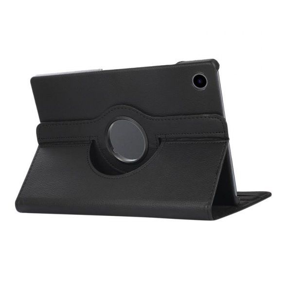 Smody Samsung Galaxy Tab A7 SM-T500 - T505 10.4 Kılıf 360 Dönerli Standlı Kapaklı + Temperli Cam Ekran Koruyucu - 12