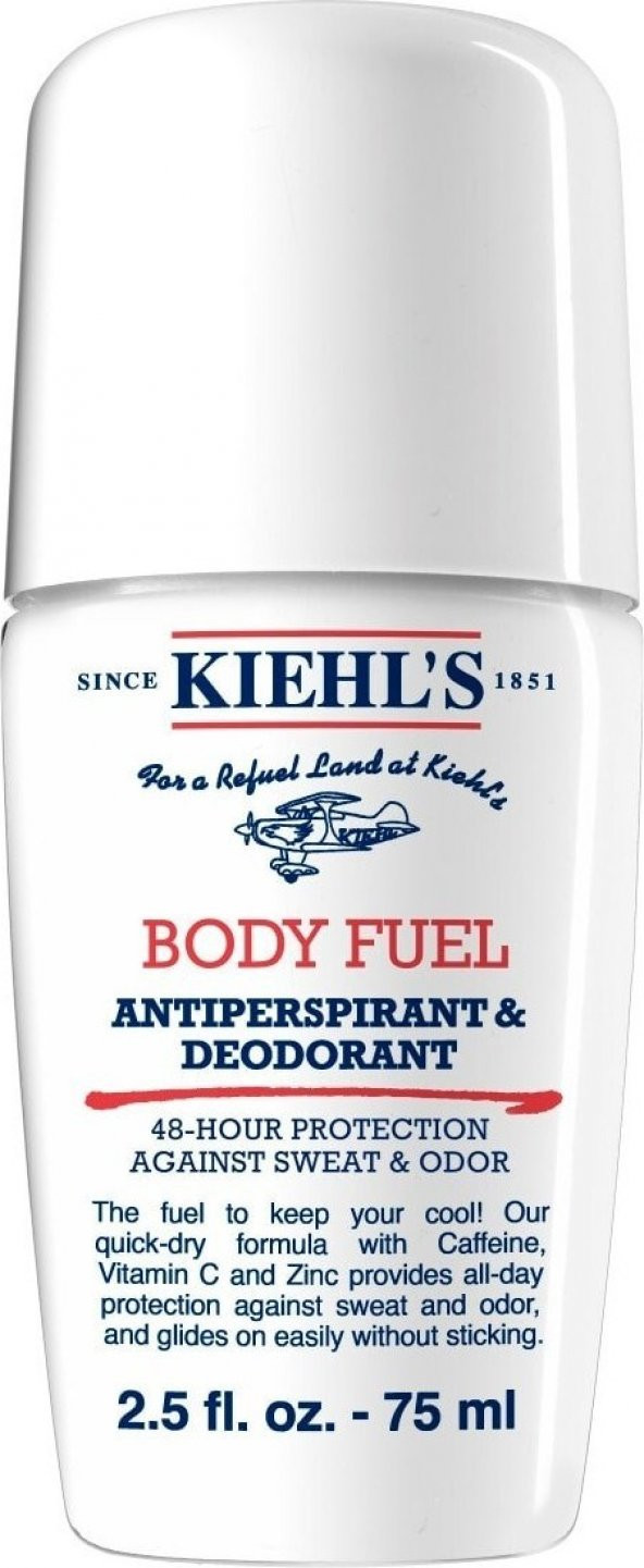 Kiehls Body Fuel Erkekler Için Terleme ve Kokuya Karşı 48 Saat Koruyucu Deodorant 75 ml