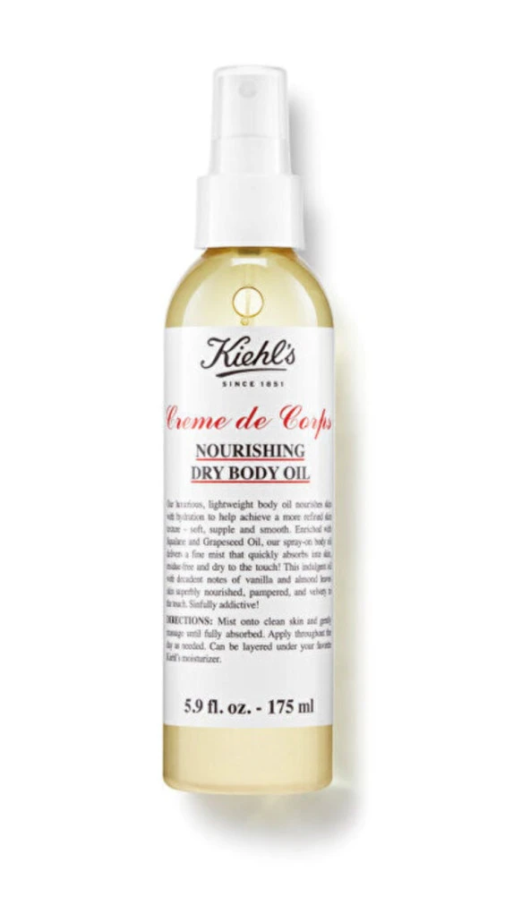 Kiehls Creme de Corps Nourishing Dry Body Oil 175 ML