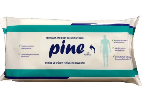 PİNE PERİNE VE VÜCUT TEMİZLEME HAVLUSU