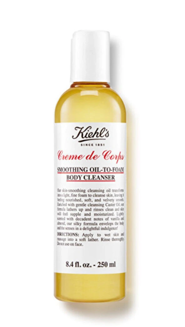 Kiehls Creme de Corps Smoothing Oil-to-Foam Body Cleanser 250 ML