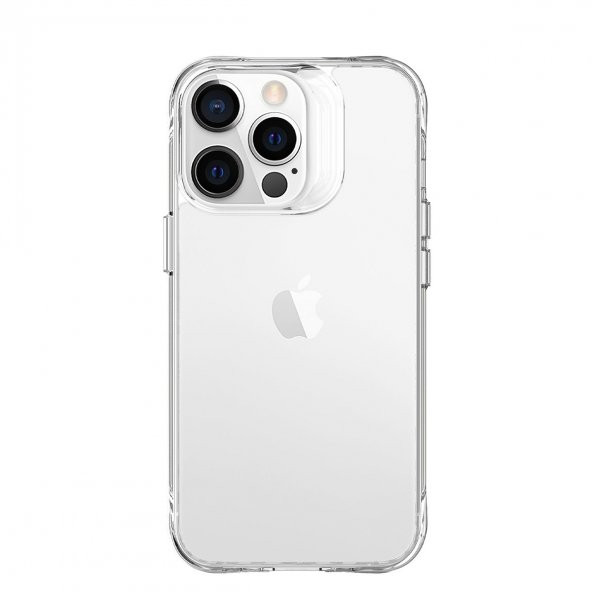 Apple iPhone 13 Pro Max Kılıf Zore Şeffaf Ultra İnce Airbag Tasarımlı Okka Kılıf - 2