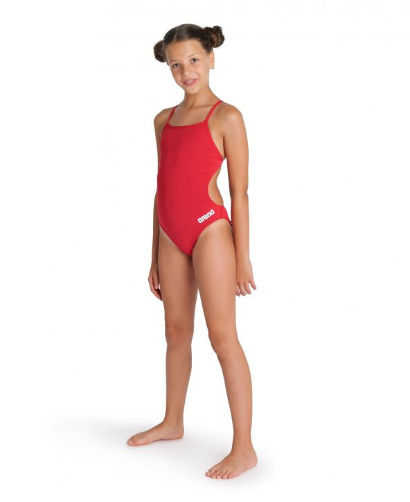 ARENA KIZ ÇOCUK YÜZÜCÜ MAYO GIRL'S TEAM SWIMSUIT CHALLENGE SOLID 004765450 YZM UK BEDEN