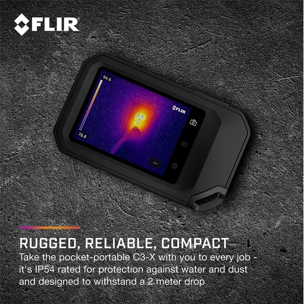 FLIR C3-X Kompakt Termal Görüntüleme Kamerası - 4